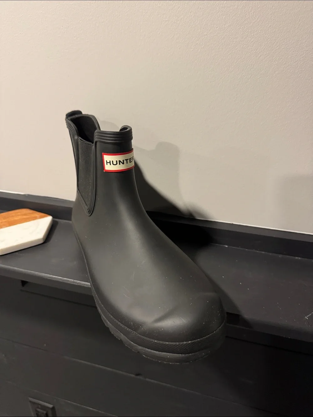 Hunter women’s Chelsea Waterproof Rain Boots - Black